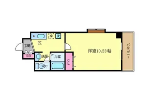 メディナ三条室町【6階】の間取り