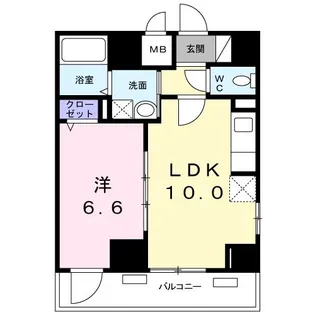 アビタ・ヴァン【11階】の間取り