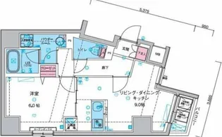 GENOVIA上野IIskygarden【5階】の間取り
