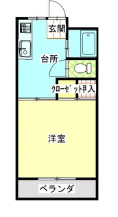 阿部ハイツNo.1【2階】の間取り