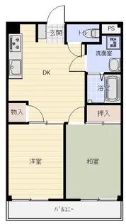 ドラゴンズマンション【2階】の間取り