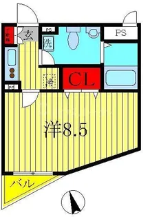 ラフィネ【1階】の間取り