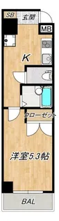 シャトー・デ・シリウス【7階】の間取り