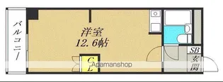 ウエストビル【4階】の間取り