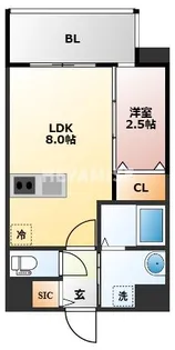MODERN PALAZZO 長崎 Central【8階】の間取り