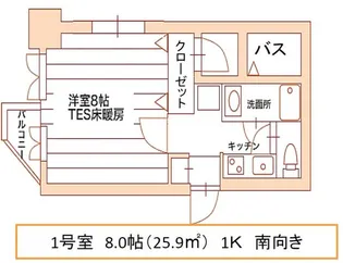レジディア国分寺【7階】の間取り