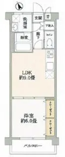 渋谷マンション【5階】の間取り