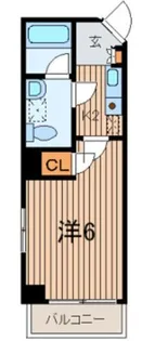 エクランウエストヒルズ【7階】の間取り