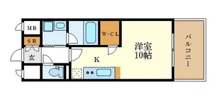 GRAND ESPOIR IZUMI【2階】の間取り