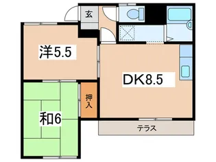 コ-ポ木村【1階】の間取り