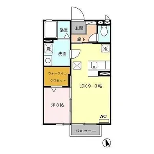 マ・メゾン A棟【1階】の間取り