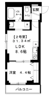 コトブキ・ワン【1階】の間取り