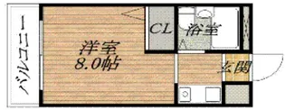 ハイツKIDO【4階】の間取り