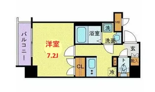 ロメック芝浦【10階】の間取り
