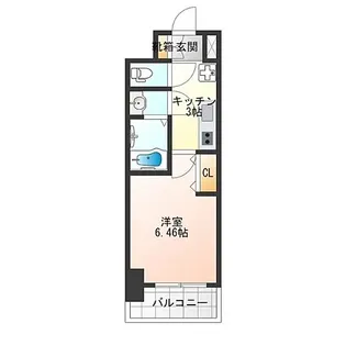 LUXENA住之江公園【13階】の間取り