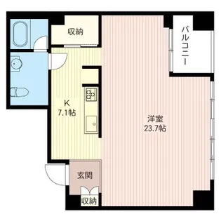 マストライフ月島【2階】の間取り