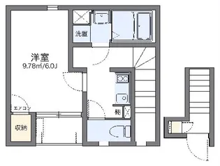 レオネクスト東浅草【2階】の間取り