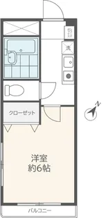 グレイス中町【2階】の間取り