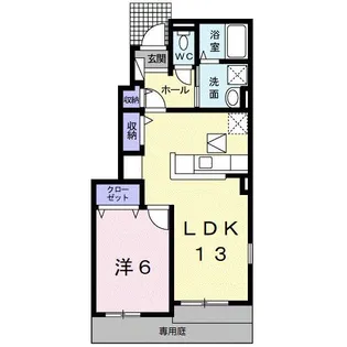 カメラートII【1階】の間取り