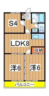 サンライフ柏A【1階】の間取り