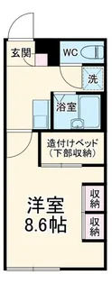 レオパレスシャルマン【1階】の間取り