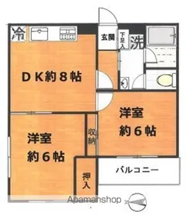 パイフラット【3階】の間取り