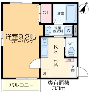 Gratia【2階】の間取り