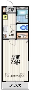 メゾン エスポワール【1階】の間取り