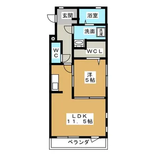 プレミワール【1階】の間取り