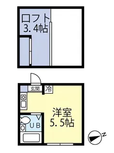 myplan中野坂上【2階】の間取り