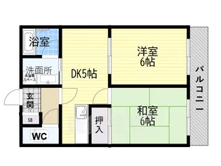 フロッグハウスカズオ【2階】の間取り