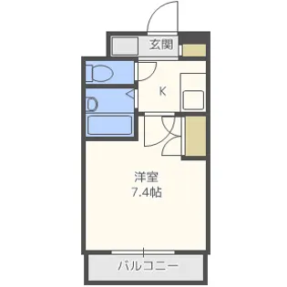 LOTUS R33【7階】の間取り