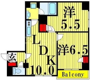 イストワールジュネス【1階】の間取り