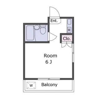 羊館ハイツ【1階】の間取り