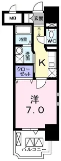 スカイ ガーデン タワー【6階】の間取り