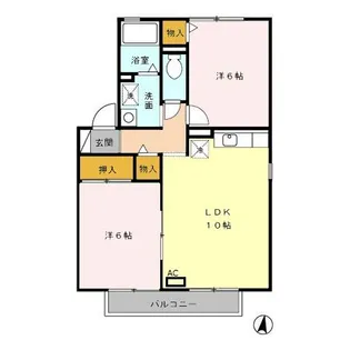 GENESIS B【2階】の間取り
