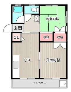 井上ハイツ【2階】の間取り