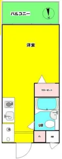 スカイコート新宿第6【4階】の間取り