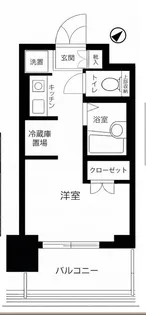 シティタワー武蔵小山 レジデンス棟【8階】の間取り