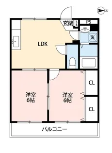 Lamour Aso【3階】の間取り