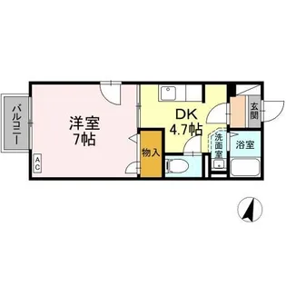 サンパティーク【1階】の間取り