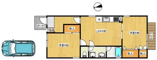 オーク西荻【1階】の間取り