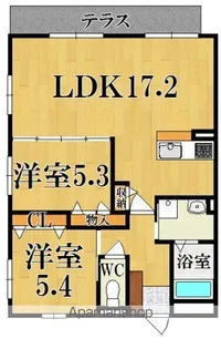 フォレストコート【1階】の間取り