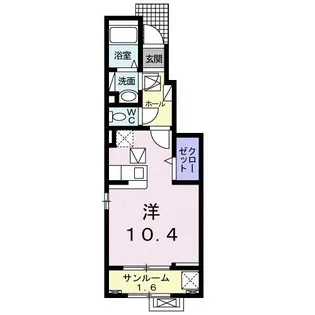 メゾン エトワール III【1階】の間取り