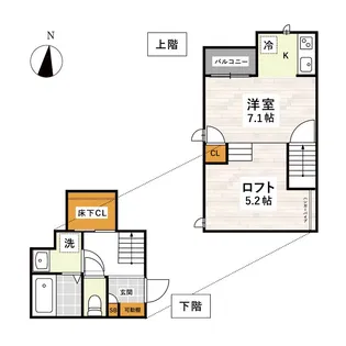 CB琴平アインス【1階】の間取り