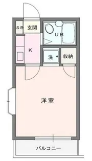 コスモハイツ光が丘【2階】の間取り