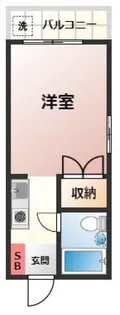 インパクト広瀬町II【4階】の間取り