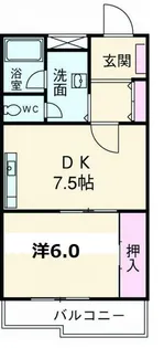 サンパール南行徳【1階】の間取り