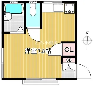 パークサイドコーポ【2階】の間取り