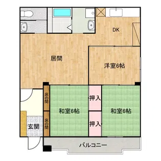 メゾン青山【1階】の間取り